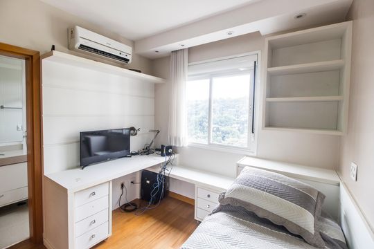 Suíte 2 de apartamento para alugar com 3 quartos, 156m² em Tamboré, Santana de Parnaíba