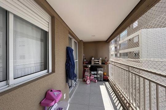 Varanda da Sala de apartamento à venda com 2 quartos, 72m² em Vila Pirituba, São Paulo
