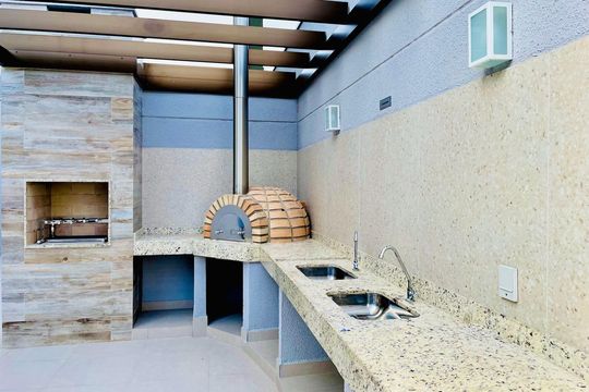 Área comum - Churrasqueira de apartamento à venda com 2 quartos, 64m² em Vila Sao Ricardo, Guarulhos
