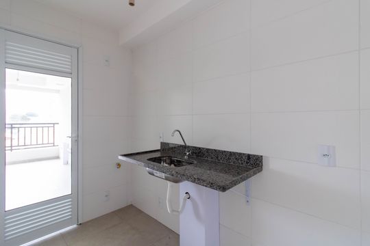 Cozinha de apartamento à venda com 2 quartos, 64m² em Vila Sao Ricardo, Guarulhos