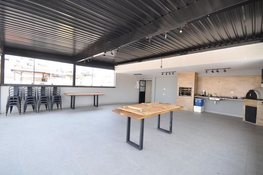 Área comum - Salão de festas de apartamento à venda com 1 quarto, 41m² em Vila Medeiros, São Paulo