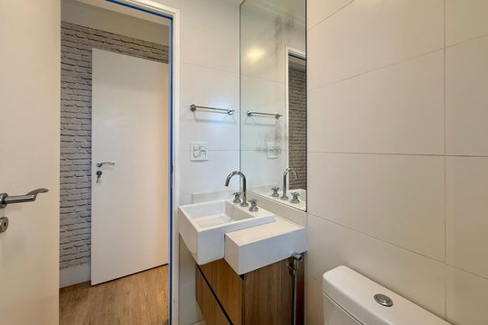 Banheiro Suíte 2 de apartamento para alugar com 3 quartos, 164m² em Brooklin, São Paulo
