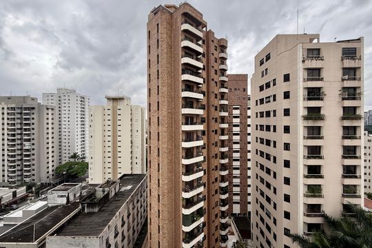 Vista de apartamento para alugar com 3 quartos, 164m² em Brooklin, São Paulo