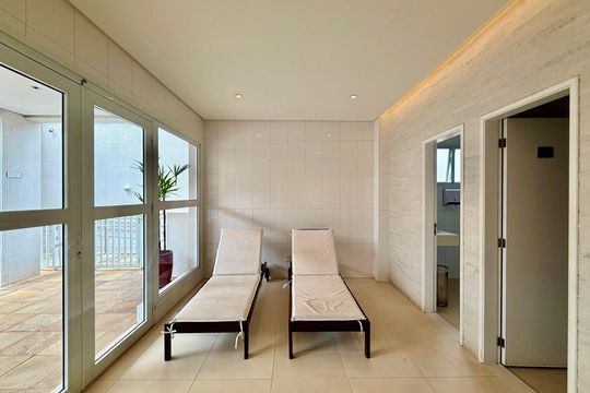 Área comum de apartamento para alugar com 3 quartos, 164m² em Brooklin, São Paulo