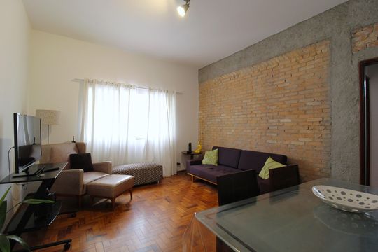Sala de apartamento para alugar com 3 quartos, 90m² em Itaim Bibi, São Paulo
