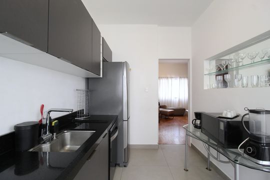 Cozinha e Área de Serviço de apartamento para alugar com 3 quartos, 90m² em Itaim Bibi, São Paulo