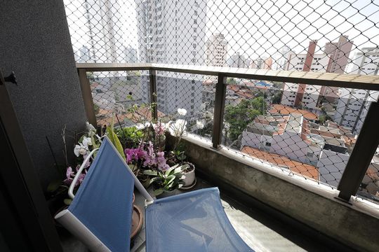 Sacada Sala de apartamento para alugar com 3 quartos, 180m² em Vila Gilda, Santo André