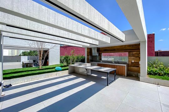 Área comum - Churrasqueira de kitnet/studio à venda com 1 quarto, 31m² em Belenzinho, São Paulo
