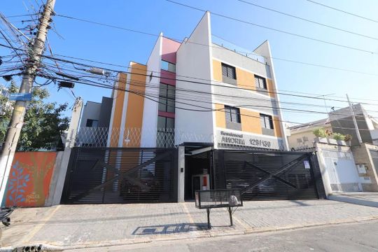 Fachada de apartamento para alugar com 2 quartos, 48m² em Vila Antonina, São Paulo