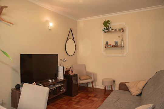 Sala de apartamento à venda com 2 quartos, 58m² em Mirandópolis, São Paulo