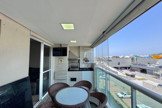 Varanda de apartamento à venda com 3 quartos, 80m² em Recreio dos Bandeirantes, Rio de Janeiro