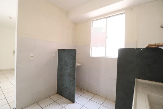 Cozinha de apartamento para alugar com 2 quartos, 47m² em Mansour, Uberlândia