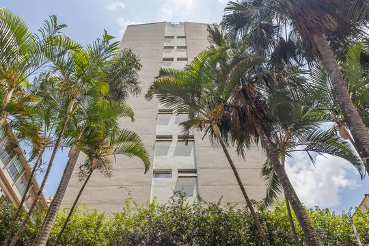 Fachada de apartamento à venda com 1 quarto, 55m² em Pinheiros, São Paulo