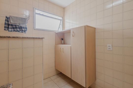 Cozinha de apartamento à venda com 1 quarto, 55m² em Pinheiros, São Paulo
