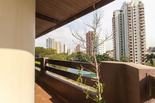 Varanda da Sala 1 de apartamento para alugar com 4 quartos, 257m² em Jardim Avelino, São Paulo