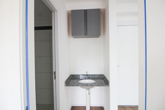 Banheiro Social de apartamento à venda com 2 quartos, 35m² em Mooca, São Paulo