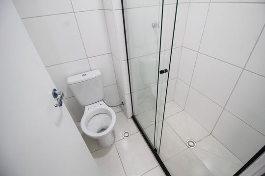 Banheiro Social de apartamento à venda com 2 quartos, 35m² em Mooca, São Paulo
