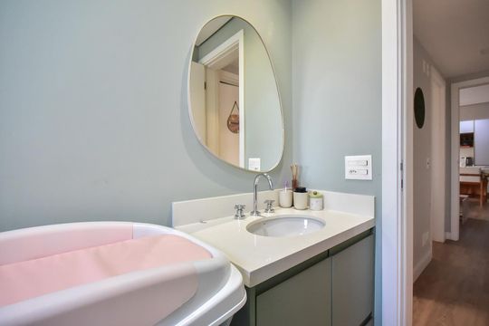 Banheiro de apartamento para alugar com 3 quartos, 100m² em Morumbi, São Paulo