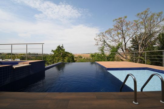Piscina de casa de condomínio à venda com 5 quartos, 620m² em Loteamento Alphaville Campinas, Campinas