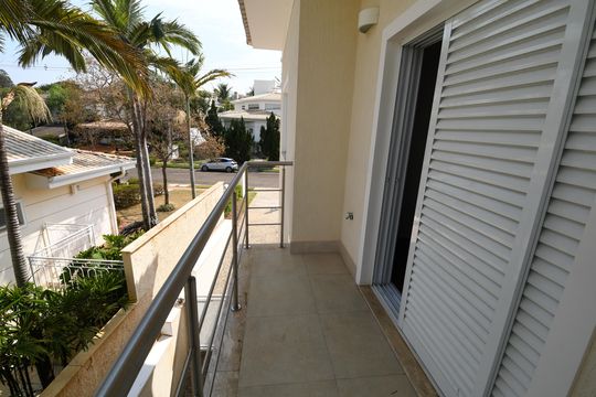 Quarto Suíte 1 - Sacada de casa de condomínio à venda com 5 quartos, 620m² em Loteamento Alphaville Campinas, Campinas