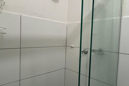 Banheiro de kitnet/studio para alugar com 1 quarto, 30m² em Vila Itapura, Campinas