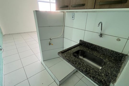 Cozinha de kitnet/studio para alugar com 1 quarto, 30m² em Vila Itapura, Campinas
