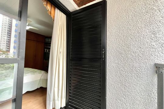 Varanda da Suíte 1 de apartamento à venda com 4 quartos, 216m² em Vila Mascote, São Paulo