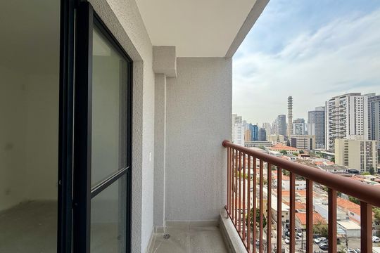 Sacada Studio de kitnet/studio para alugar com 0 quarto, 24m² em Jardim das Acacias, São Paulo