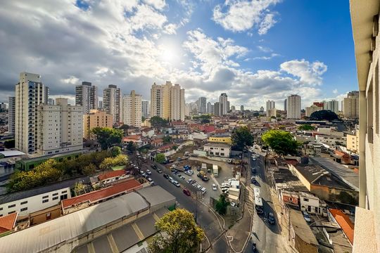 Vista da Varanda de kitnet/studio à venda com 1 quarto, 32m² em Sacomã, São Paulo