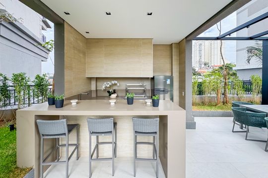Área comum de kitnet/studio à venda com 1 quarto, 32m² em Sacomã, São Paulo