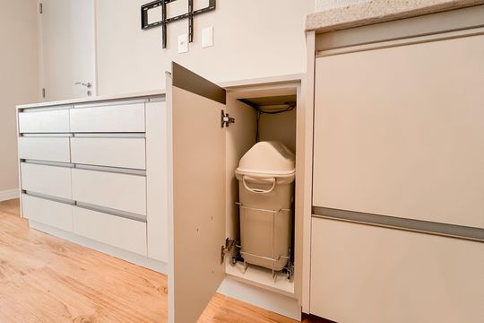 Cozinha - Armários de kitnet/studio à venda com 1 quarto, 32m² em Sacomã, São Paulo