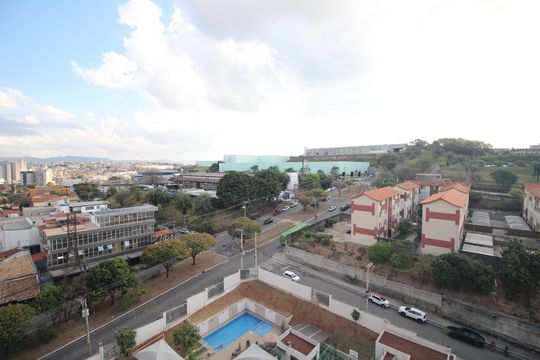 Varanda Sala de apartamento para alugar com 2 quartos, 55m² em Jardim Riacho das Pedras, Contagem
