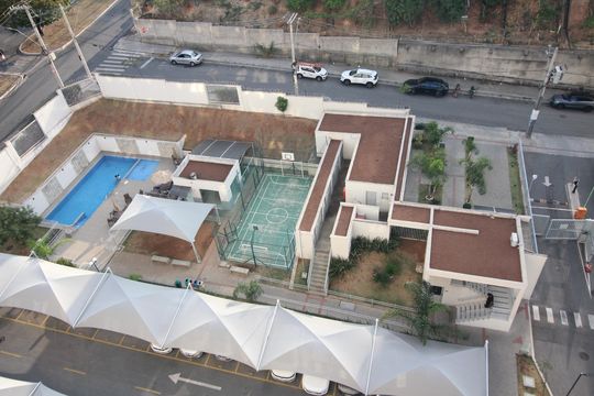 Vista de apartamento para alugar com 2 quartos, 55m² em Jardim Riacho das Pedras, Contagem