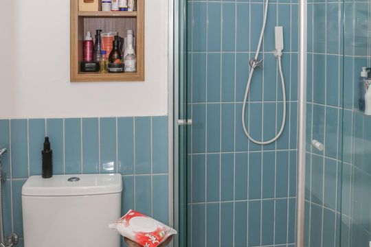 Banheiro de apartamento à venda com 3 quartos, 80m² em Pompeia, São Paulo