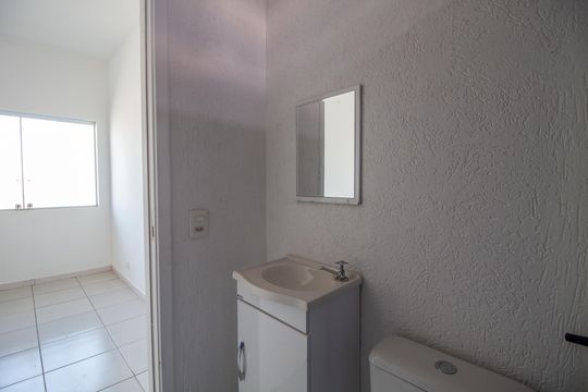 Banheiro da Suíte de kitnet/studio para alugar com 1 quarto, 45m² em Jardim Guarau, São Paulo