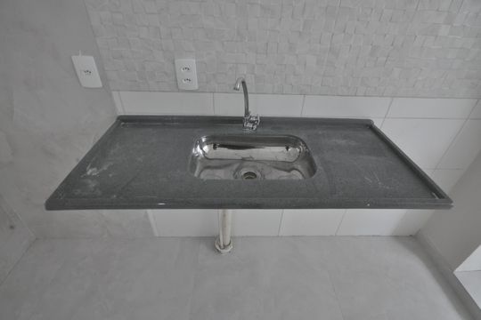Cozinha de apartamento para alugar com 2 quartos, 42m² em Vila Guilherme, São Paulo
