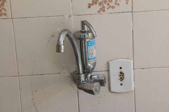 Cozinha de apartamento para alugar com 1 quarto, 60m² em Centro, Nova Iguaçu