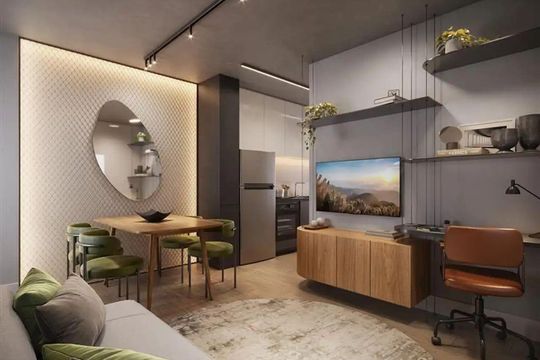 Apartamento à venda com 1 quarto, 45m² em Funcionários, Belo Horizonte