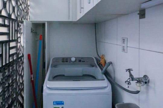 Área de Serviço de apartamento à venda com 2 quartos, 104m² em Santa Maria, Santo André