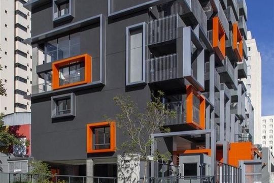 Fachada de kitnet/studio para alugar com 1 quarto, 47m² em Pompeia, São Paulo
