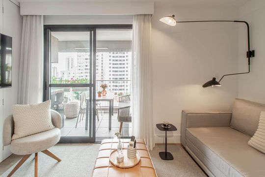 Sala de kitnet/studio para alugar com 1 quarto, 47m² em Pompeia, São Paulo
