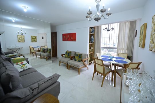 Sala de apartamento para alugar com 2 quartos, 59m² em Jardim América, Goiânia
