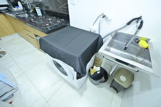 Área de Serviço de apartamento para alugar com 2 quartos, 59m² em Jardim América, Goiânia