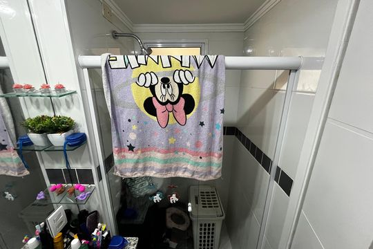 Banheiro de apartamento à venda com 2 quartos, 57m² em Vila Dom Pedro Ii, São Paulo