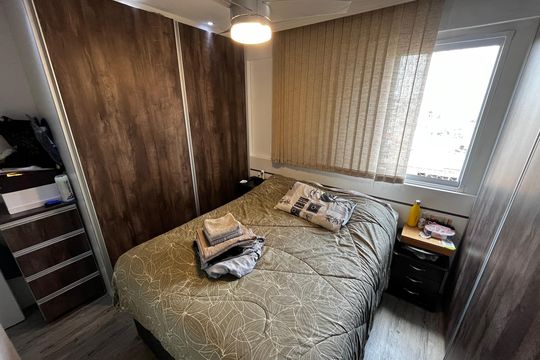 Suíte de apartamento à venda com 2 quartos, 57m² em Vila Dom Pedro Ii, São Paulo