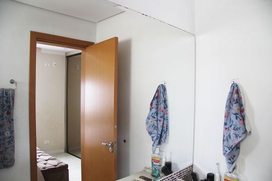 Banheiro da Suíte de apartamento à venda com 3 quartos, 82m² em Picanço, Guarulhos