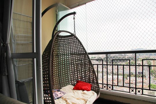 Varanda da Sala de apartamento à venda com 3 quartos, 82m² em Picanço, Guarulhos