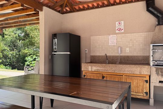 Área comum - Churrasqueira de apartamento para alugar com 2 quartos, 46m² em Jardim Ibirapuera, Campinas