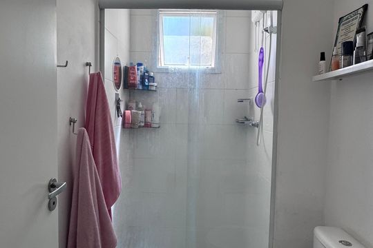 Banheiro de apartamento para alugar com 2 quartos, 46m² em Jardim Ibirapuera, Campinas