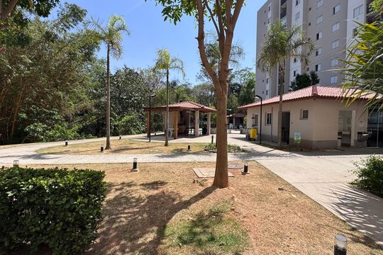 Vista do Quarto 1 de apartamento para alugar com 2 quartos, 46m² em Jardim Ibirapuera, Campinas